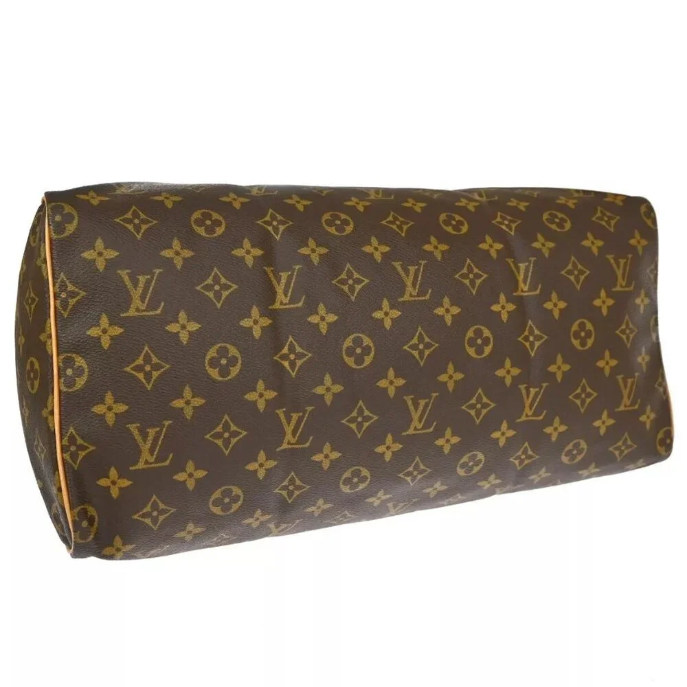 LOUIS VUITTON Speedy 40 Travel Hand Bag Monogram Leather Brown - Picture 3 of 16